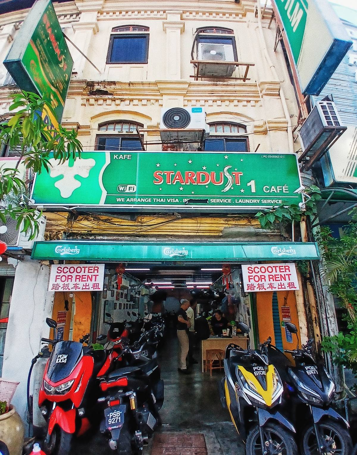 Stardust 1 shophouse on Lebuh Chulia